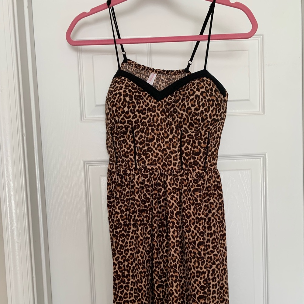 Leopard mini dress